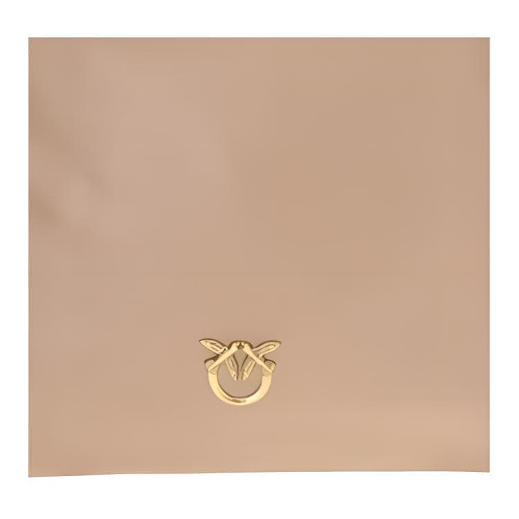 Мини-сумка PINKO Сумка через плечо из коровьей кожи большая женская светлый умбра - изображение 4
