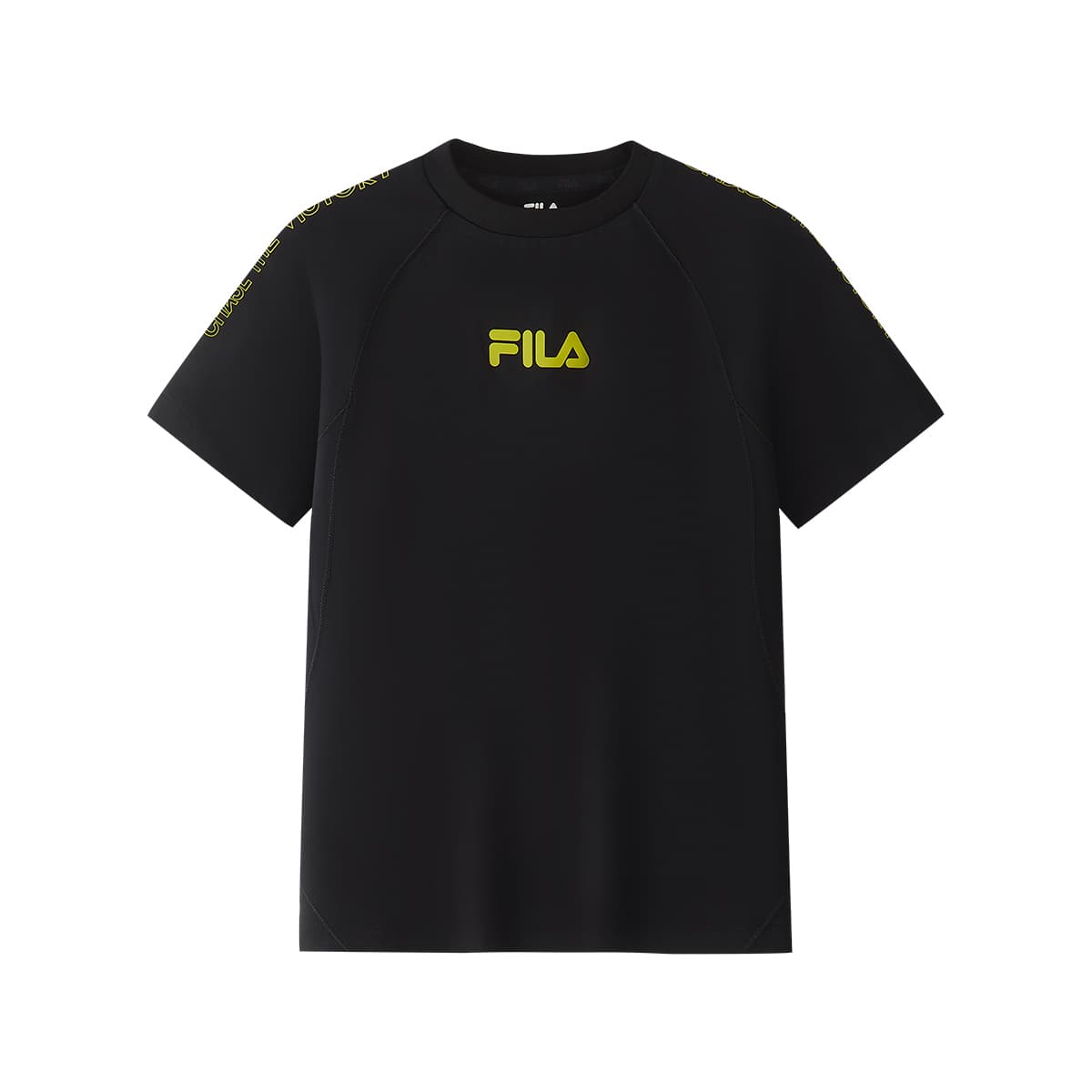 Футболка FILA KIDS Выступление Fpf Короткий рукав T-рубашка Глубокий черный Детский - изображение 1
