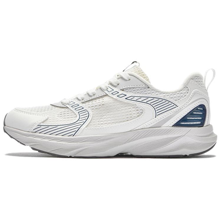 Кроссовки 361° Mercury Shoes Амортизация Противоскользящие Устойчивые к истиранию Дышащие Низкие Кеды Женские Белые Синие - изображение 1