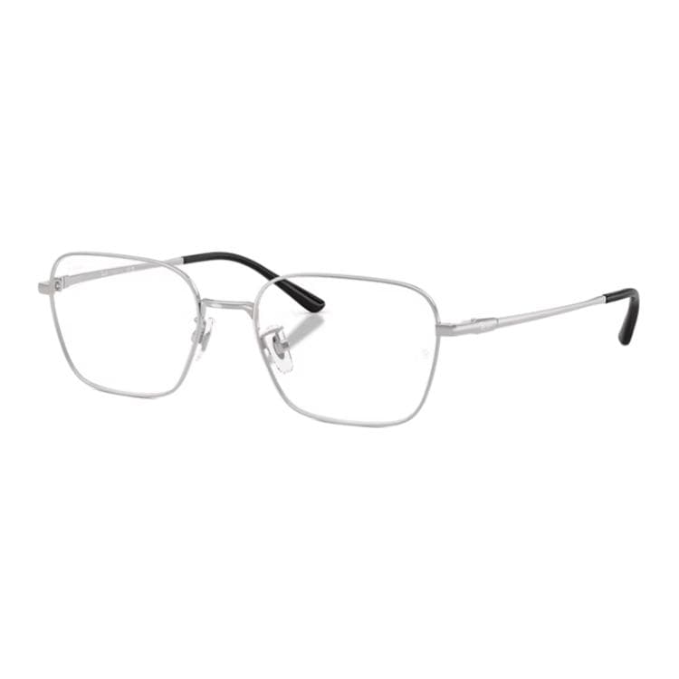 Оправа RayBan Титановый сплав Квадратные Очки с диоптриями Унисекс Серебряные - изображение 1