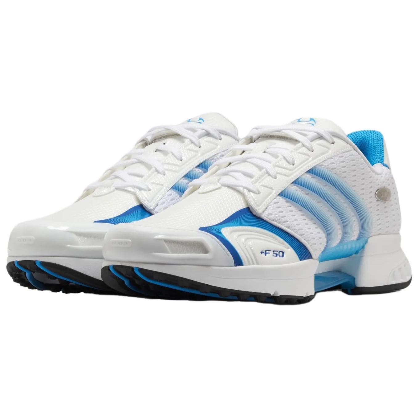 Кроссовки для бега Adidas Climacool Текстиль Синтетическая кожа Дышащая поддержка Беговые кроссовки Мужские Белый и синий - изображение 3