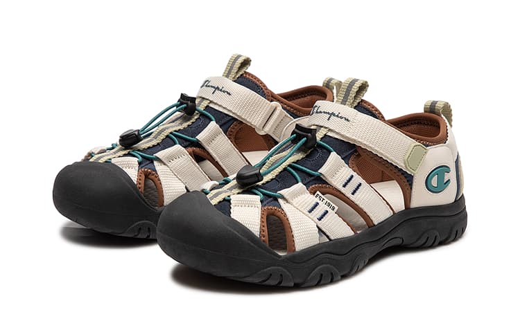 Сандалии Champion Kids Синтетическая кожа текстиль Сандалии Белый Детский - изображение 2