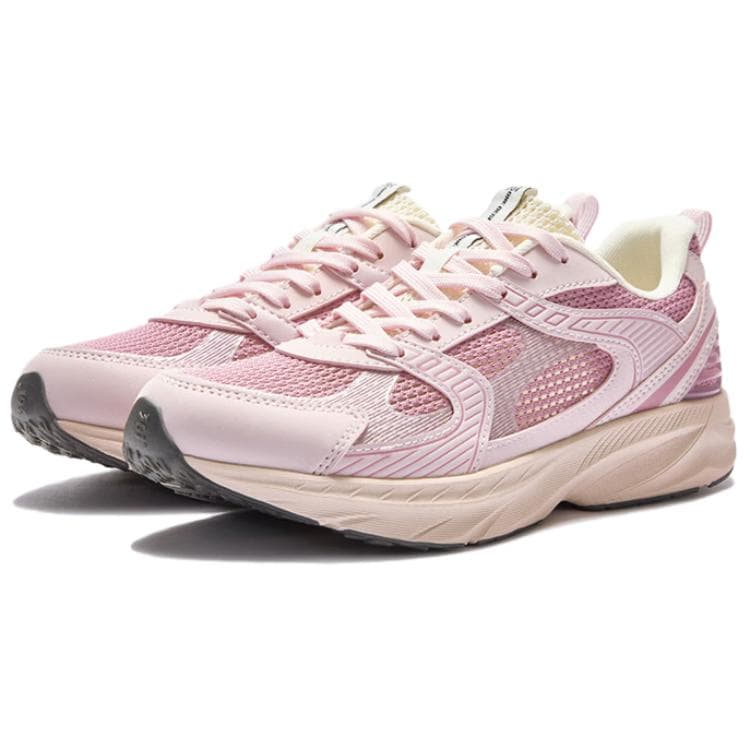 Кроссовки 361° Mercury Shoes Амортизация Противоскользящие Устойчивые к истиранию Дышащие Низкие кеды Женские Пыльно-розовые - изображение 3