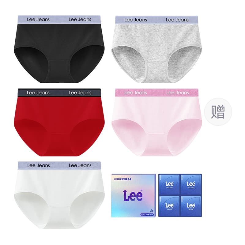 Трусы Lee Classic 101 Трусы Женские Коробка из 5 Штук - изображение 2