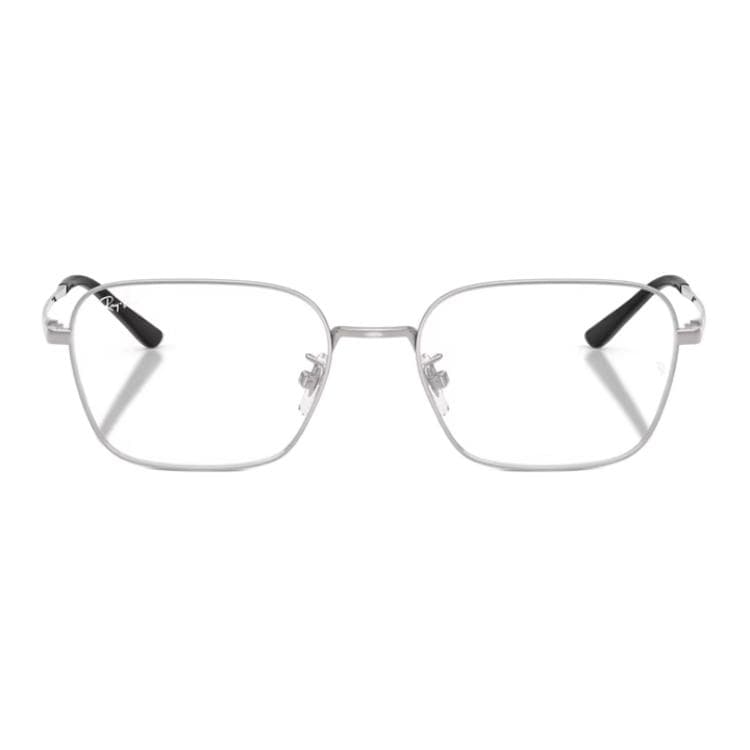 Оправа RayBan Титановый сплав Квадратные Очки с диоптриями Унисекс Серебряные - изображение 2