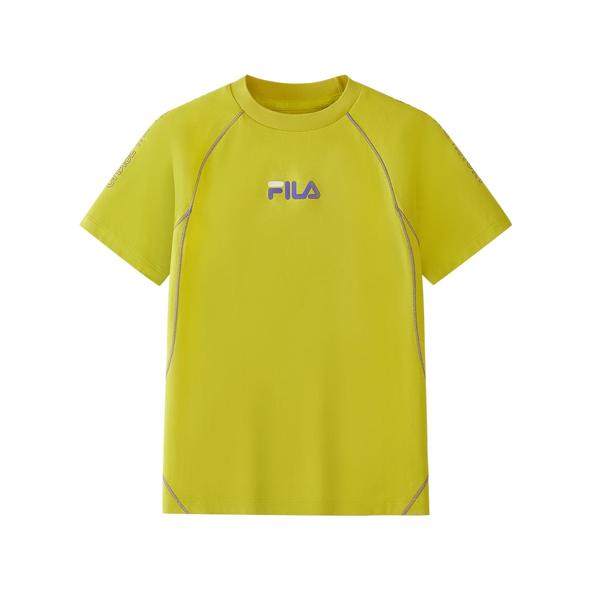 Футболка FILA KIDS Футболка с коротким рукавом FPF с золотыми блестками для детей - изображение 1