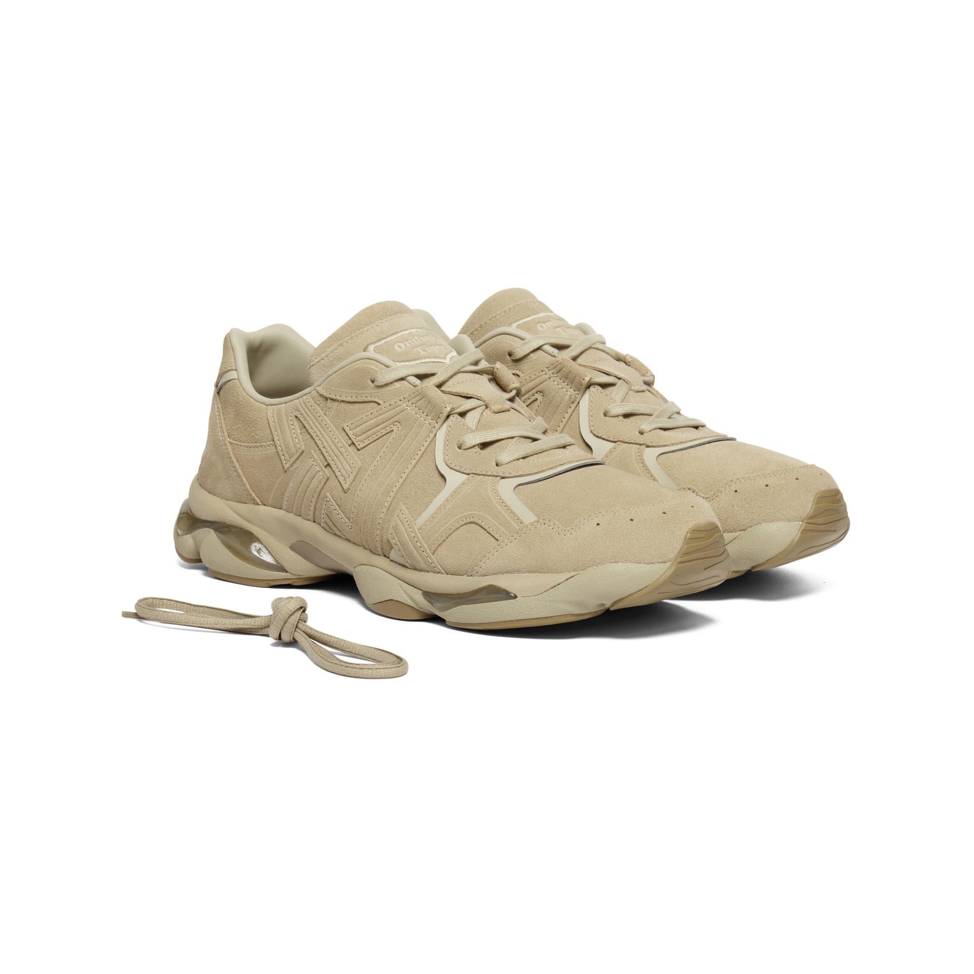 Кроссовки Onitsuka Tiger TIGRUN Корова Спилок Повседневная Обувь Мужская Коричневая - изображение 3