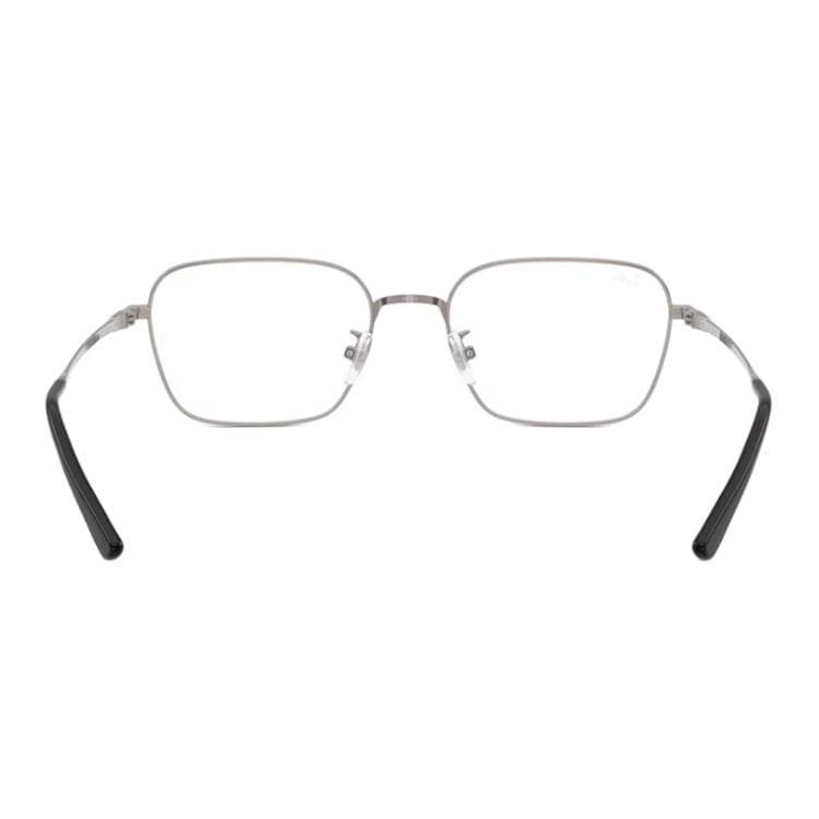 Оправа RayBan Титановый сплав Квадратные Очки с диоптриями Унисекс Металлический серый - изображение 4