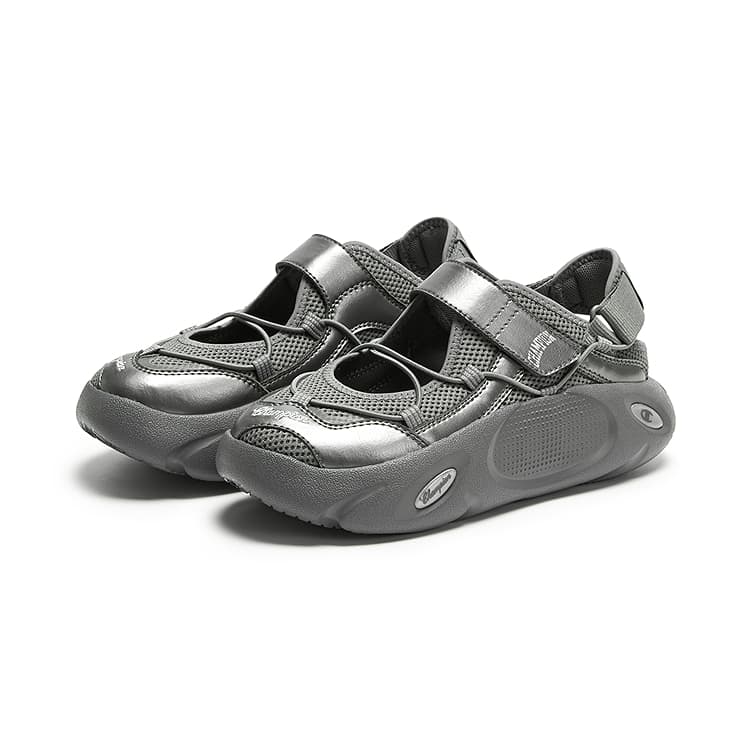 Кроссовки Champion Low Top Crepe Sneakers Женские Лунный свет Серебристо-Серый - изображение 3