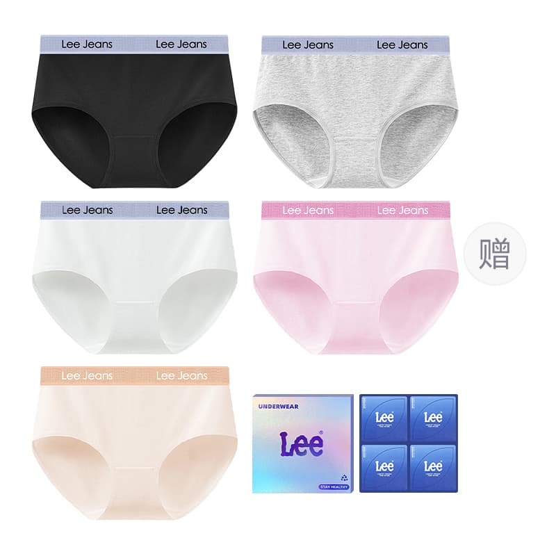 Трусы Lee Classic 101 Трусы Женские Коробка из 5 Штук - изображение 1