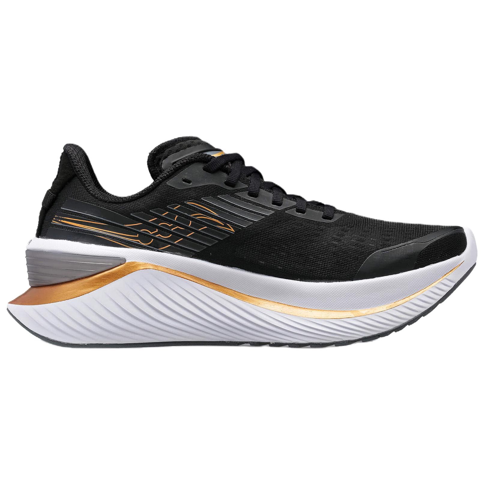 Кроссовки для бега Saucony Endorphin Shift 3 Аbrasion Resistant Беговые кроссовки Мужские Черный Золото - изображение 2