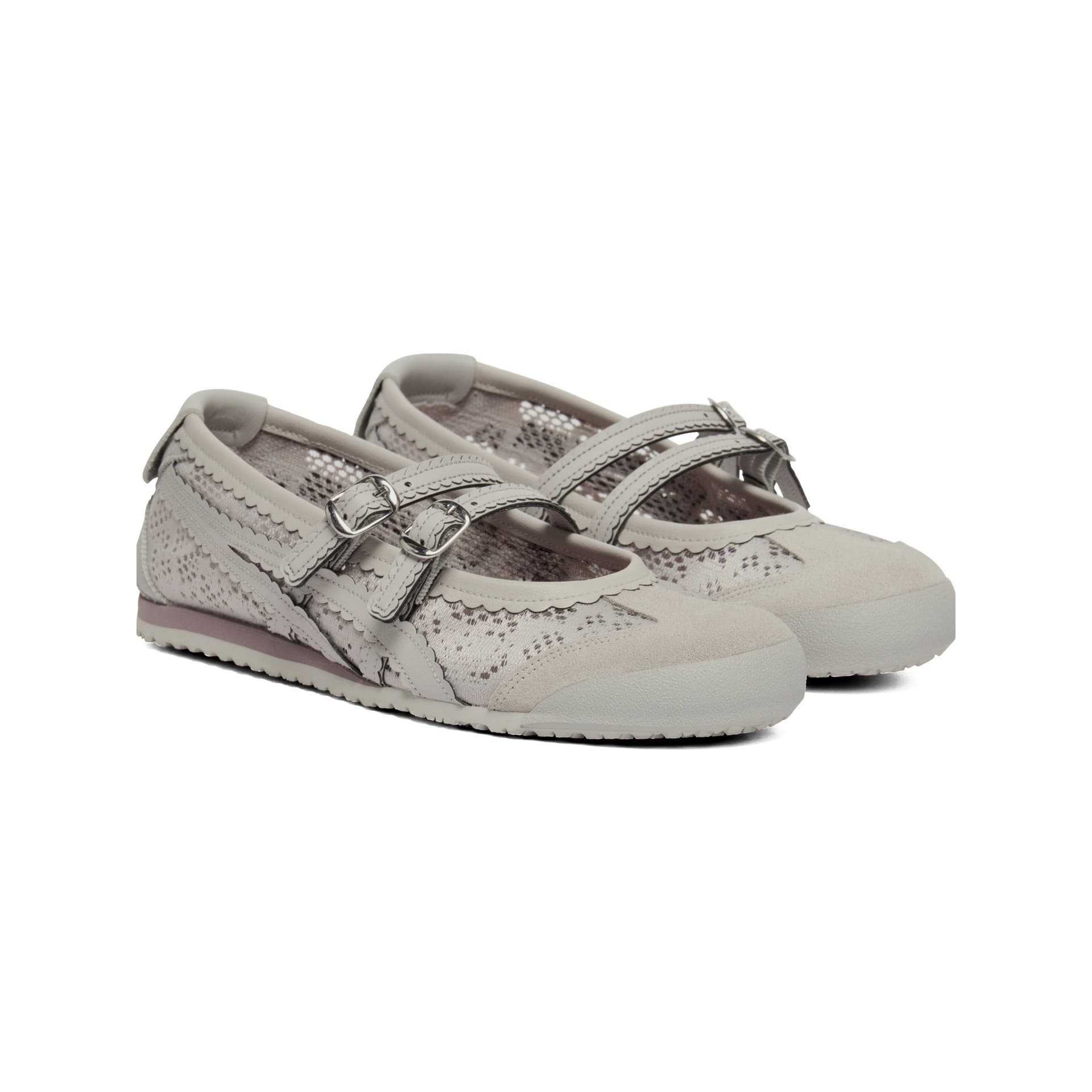 Onitsuka Tiger MEXICO 66 TGRS Туфли Мэри Джейн Женские Серые - изображение 3