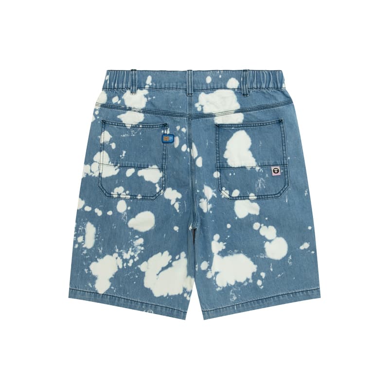 Джинсовые шорты Aape SS26 Джинсовые шорты Мужские Синие - изображение 2