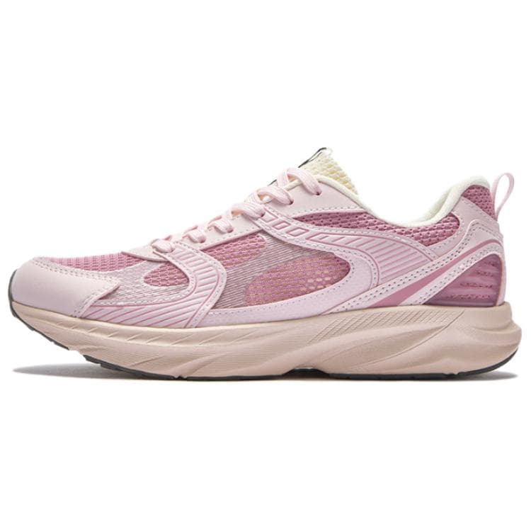 Кроссовки 361° Mercury Shoes Амортизация Противоскользящие Устойчивые к истиранию Дышащие Низкие кеды Женские Пыльно-розовые - изображение 1