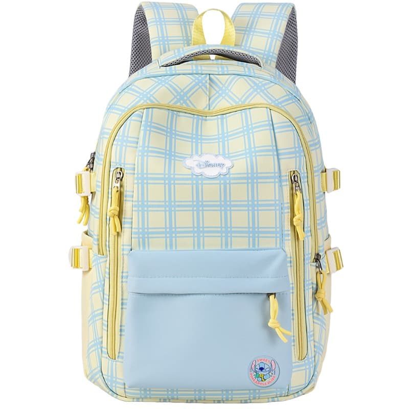 Рюкзак Disney Stitch Oxford Backpack Standard (Standard) Женский Синий и Желтый - изображение 1