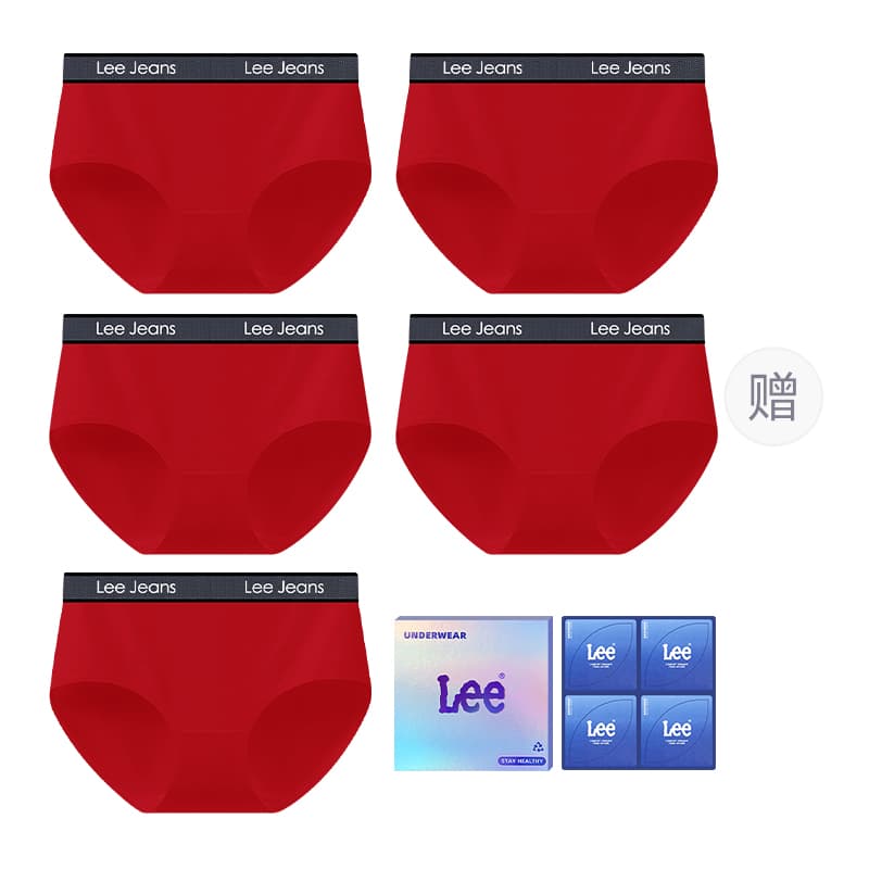 Трусы Lee Classic 101 Трусы Женские Коробка из 5 Штук - изображение 5
