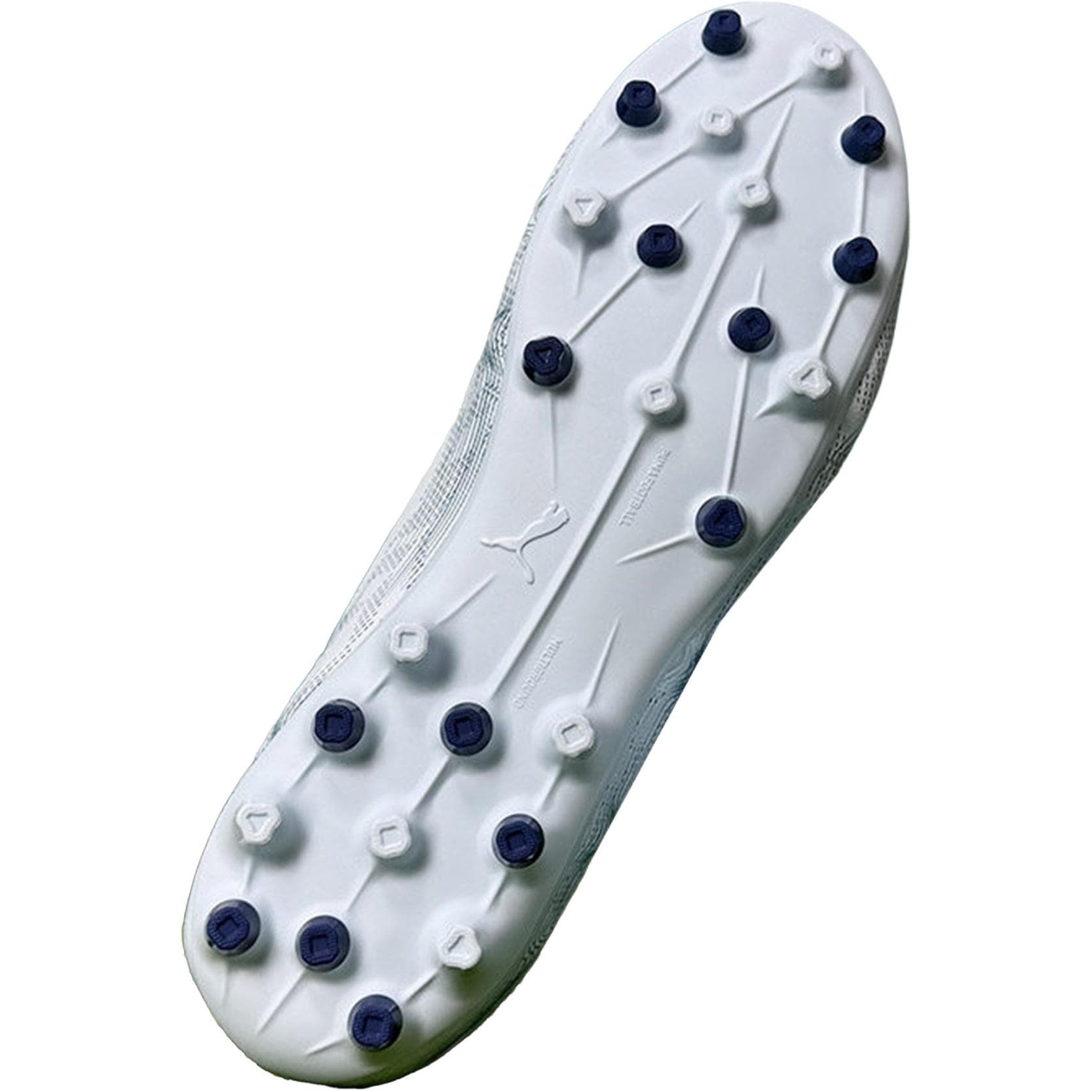 Бутсы PUMA ULTRA 6 Противоскользящие Устойчивые к истиранию Дышащие Поддержка баланса Футбольные бутсы Белый Черный Детские - изображение 3