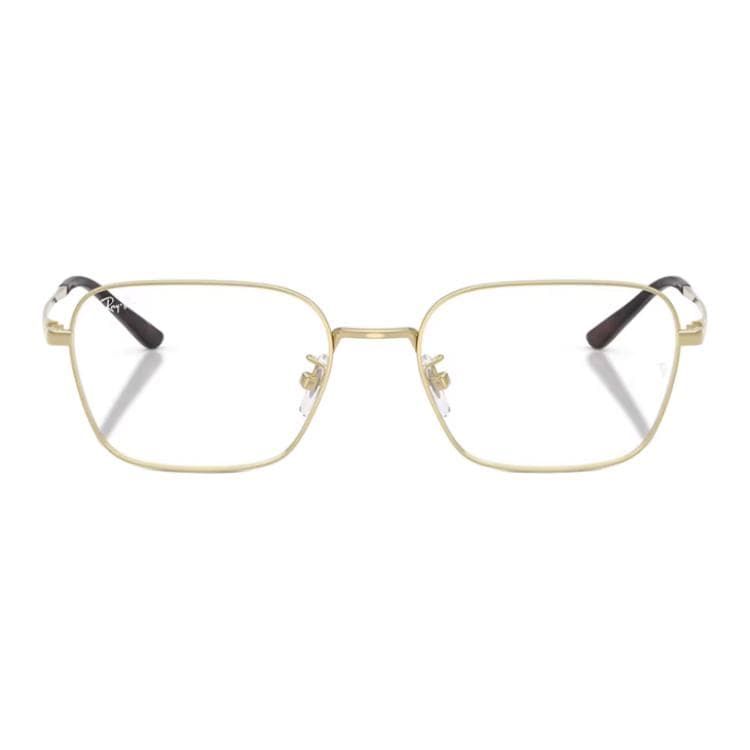 Оправа RayBan Титановый сплав Квадратные Очки с диоптриями Унисекс Золото - изображение 2