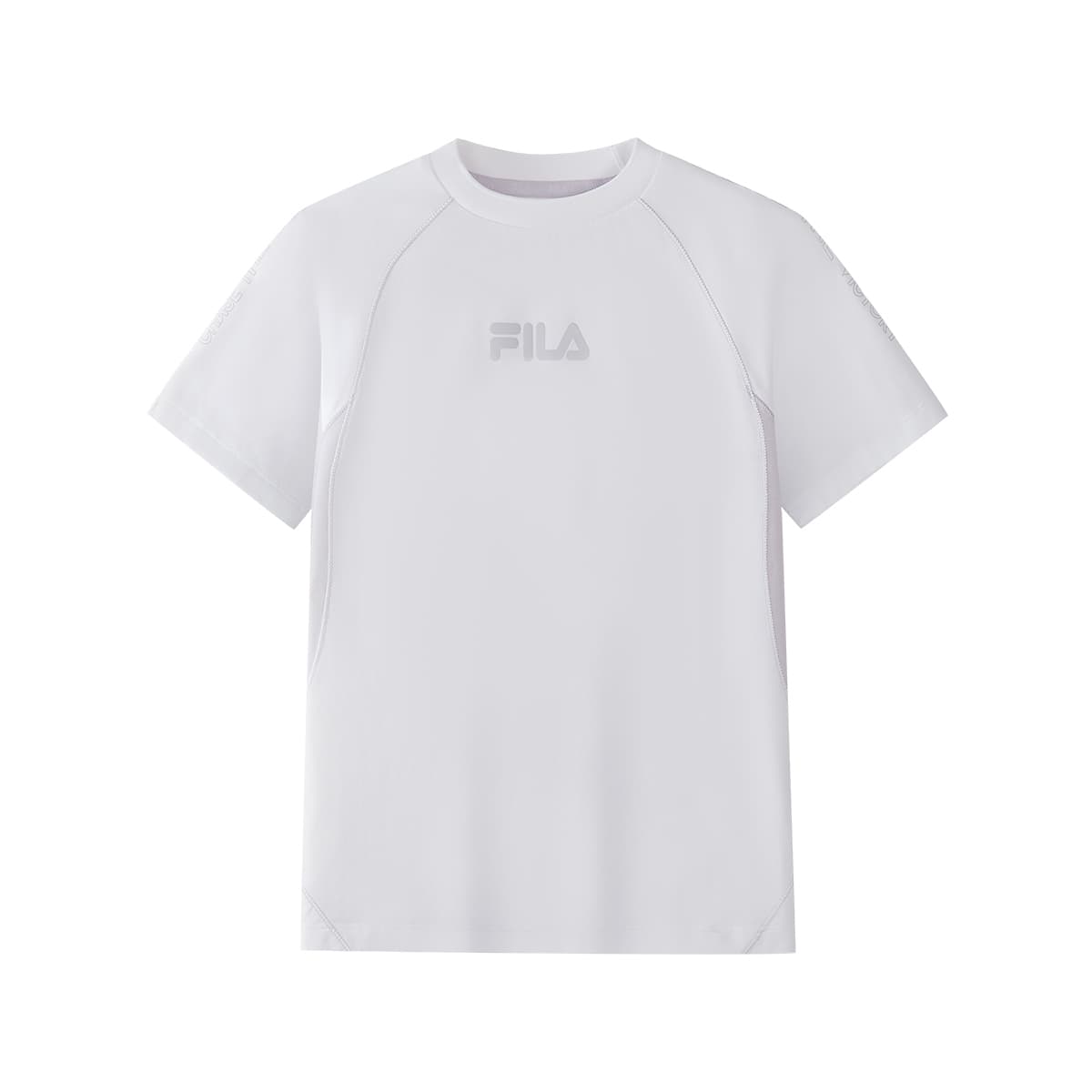 Футболка FILA KIDS Футболка FPF с коротким рукавом стандартного белого цвета для детей - изображение 1