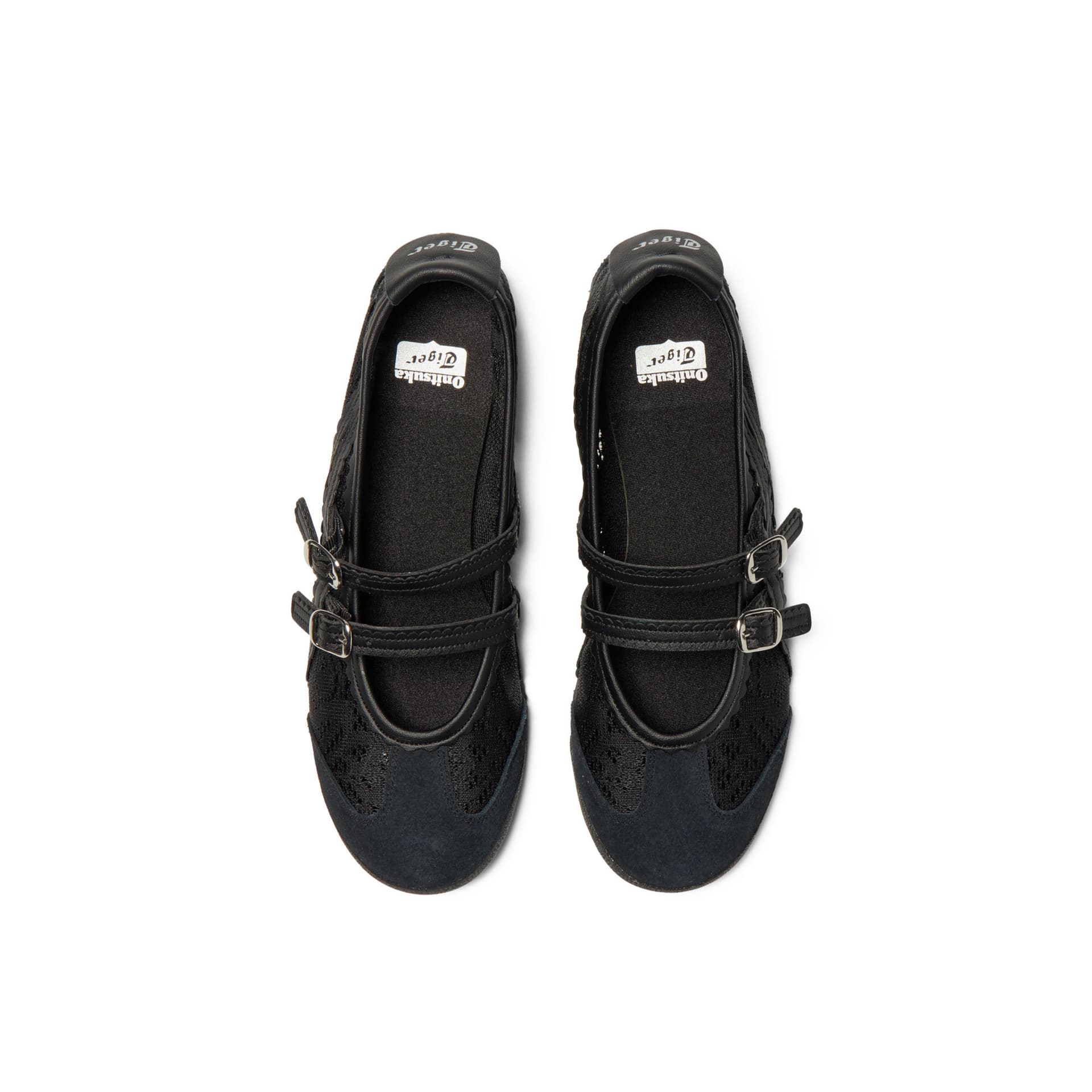 Onitsuka Tiger MEXICO 66 TGRS Ткань Туфли Мэри Джейн Женские Черные - изображение 5