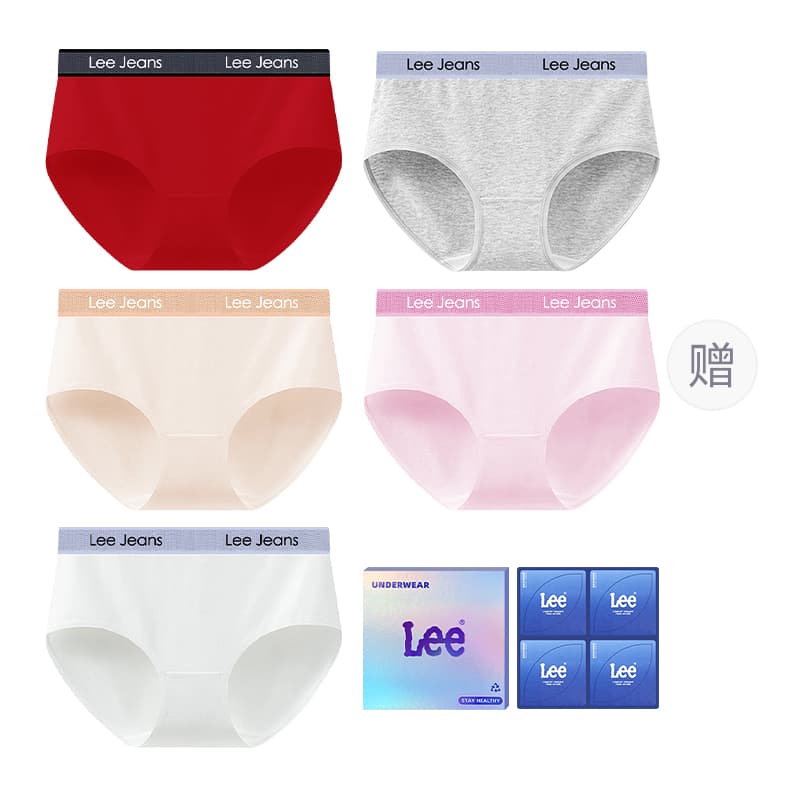 Трусы Lee Classic 101 Трусы Женские Коробка из 5 Штук - изображение 3