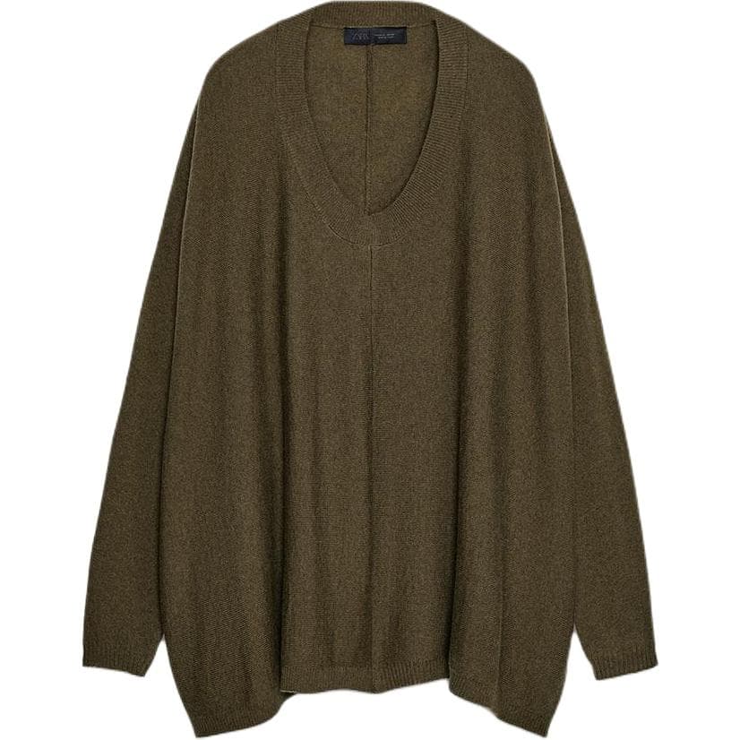 Кардиган ZARA Зеленые Женские Свитера - изображение 1
