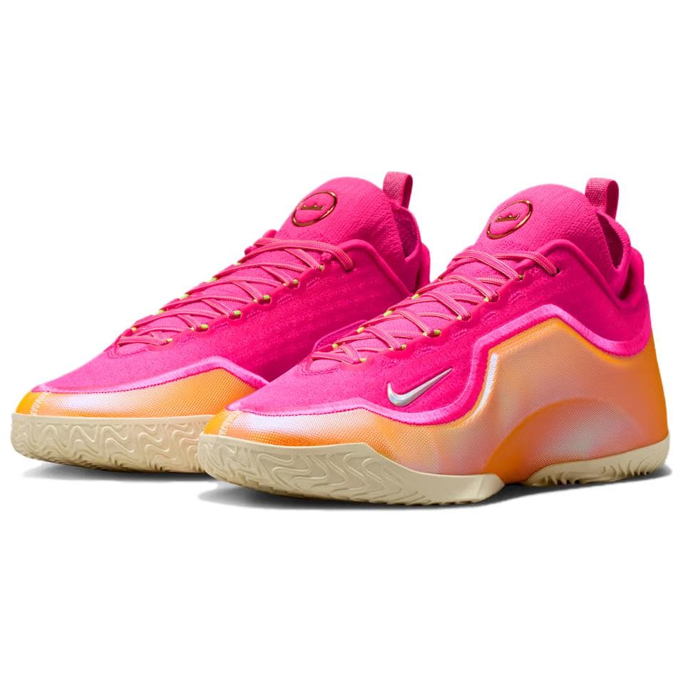 Кроссовки для баскетбола Nike Lebron 23 Поддержка Отскок Анти-Твист Сцепление Баскетбольные Кроссовки Мужские Ярко-Розовые - изображение 3