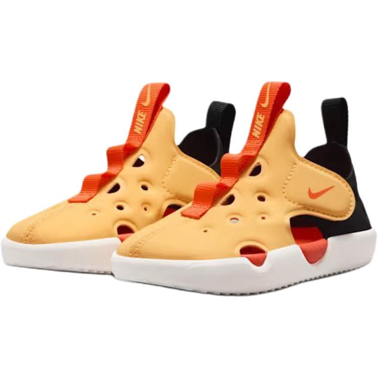 Кроссовки Nike Sunray Protect 4 Low Топ Обувь для малышей Светло-оранжевый Черный Для младенцев и малышей - изображение 3