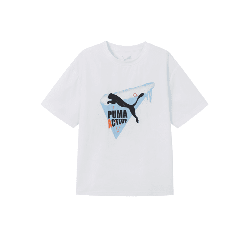 Футболка PUMA Детский Быстросохнущий T-Рубашки Детский - изображение 1