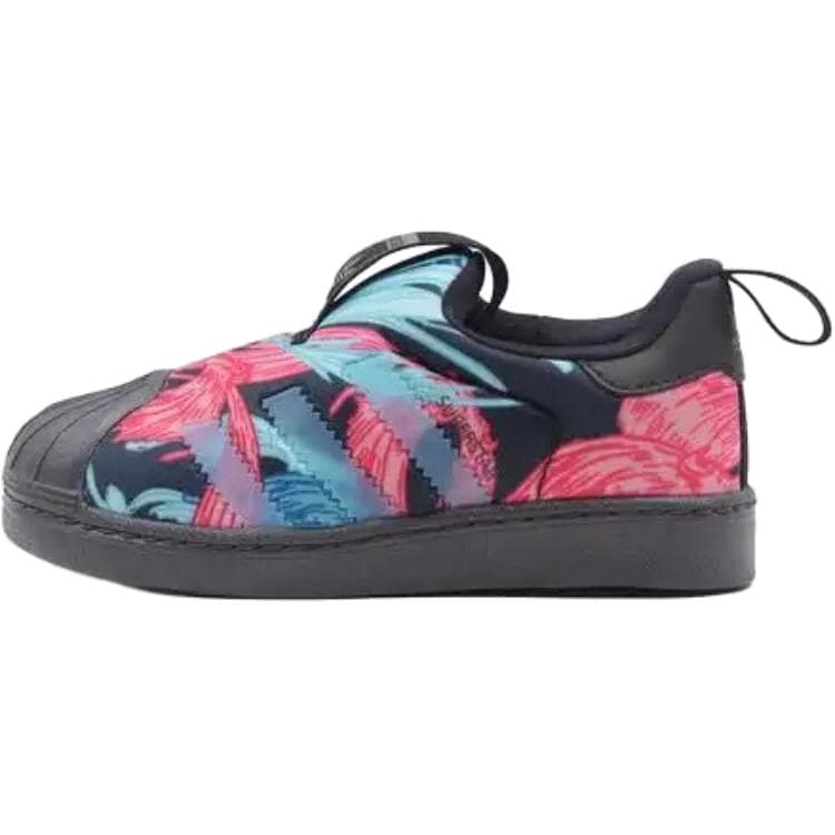 Кроссовки Adidas Originals SUPERSTAR 360 Детские Скейтбординги Черные Красные Детские - изображение 1