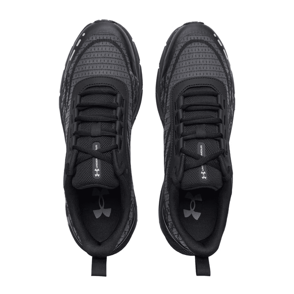 Кроссовки Under Armour HOVR Phantom 24 7 Дышащая Поддержка Низкий Верх Повседневная Обувь Мужская Черная - изображение 3