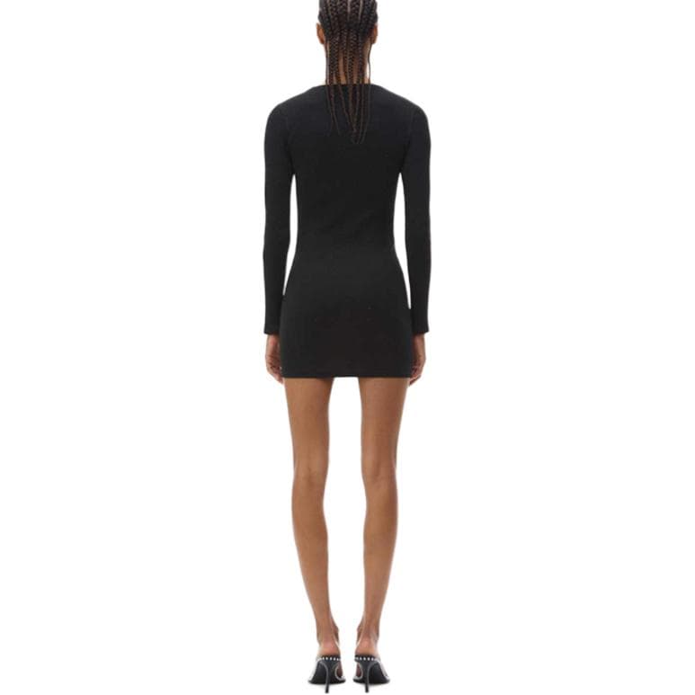 Платье Alexander Wang Bodywear FW24 Платье Женское Черное - изображение 3