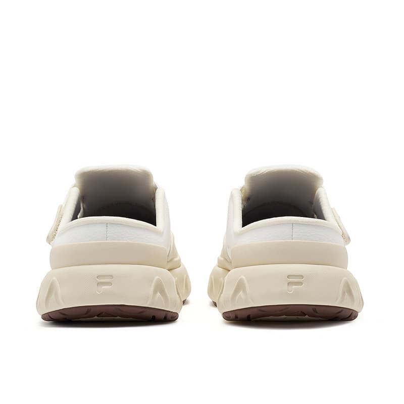 Сандалии FILA FUSION PISA FLAT SANDAL Резиновая подошва Закрытые тапочки Женские Снег Ангольский цвет Коричневый - изображение 5