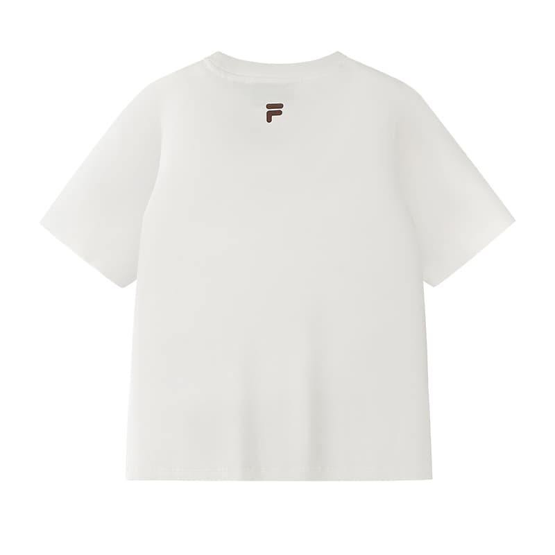 Футболка FILA FUSION Life T-Shirt Женская Облачно-белая - изображение 2