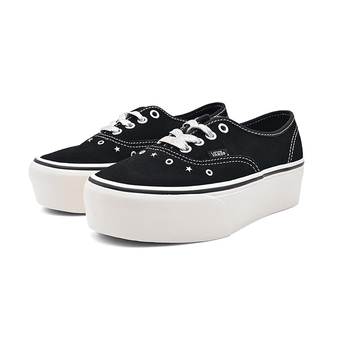 Кроссовки Vans Аутентичный Low Топ Скейтборд Обувь Унисекс Черный - изображение 3