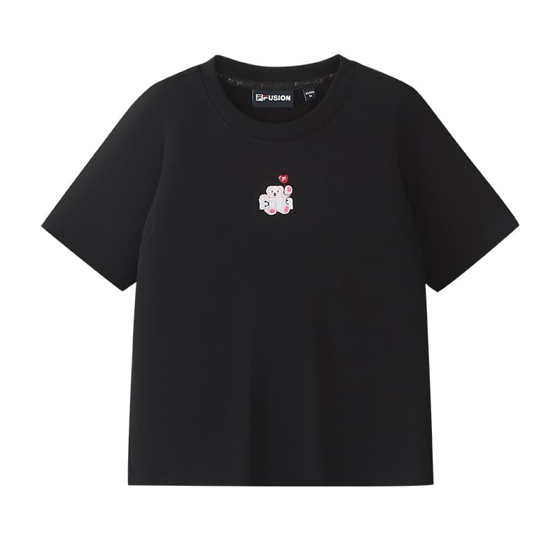 Футболка FILA FUSION Life T-Shirt Женская Глубокий Черный - изображение 1