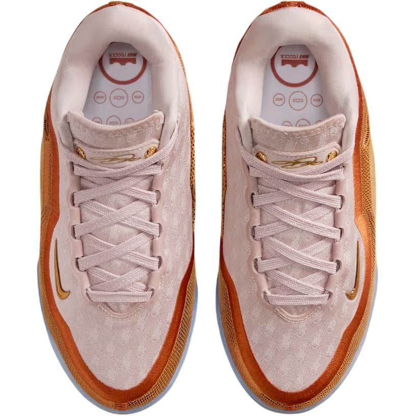 Кроссовки для баскетбола Nike Lebron 23 Отскок Low Топ Детские Баскетбольные Кроссовки Розовое Золото Малыш - изображение 4