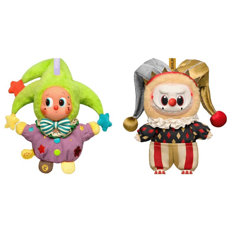 Фигурка POP MART WHY SO SERIOUS Хэллоуин Джокер Винил (Vinyl) Маска Moon Shadow + Цвет жвачки Размер Скрытый Смешанный тип - изображение 1