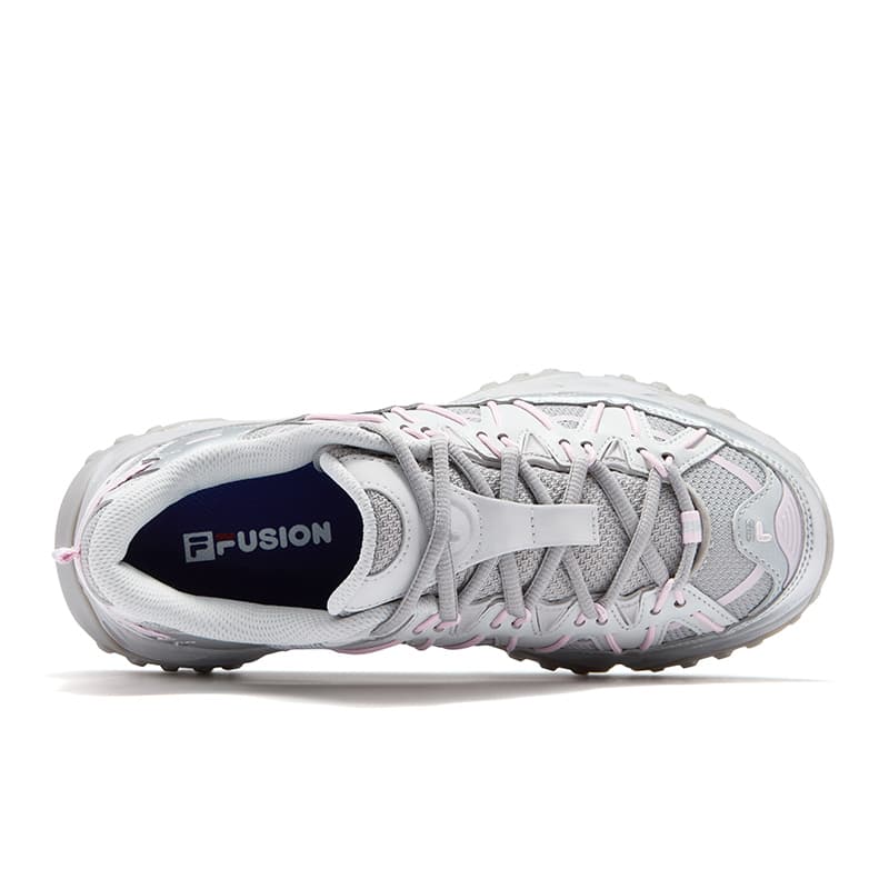 Кроссовки FILA FUSION FREEROAM Wander Shoes Низкие повседневные кроссовки для женщин серебристо-розовые - изображение 4