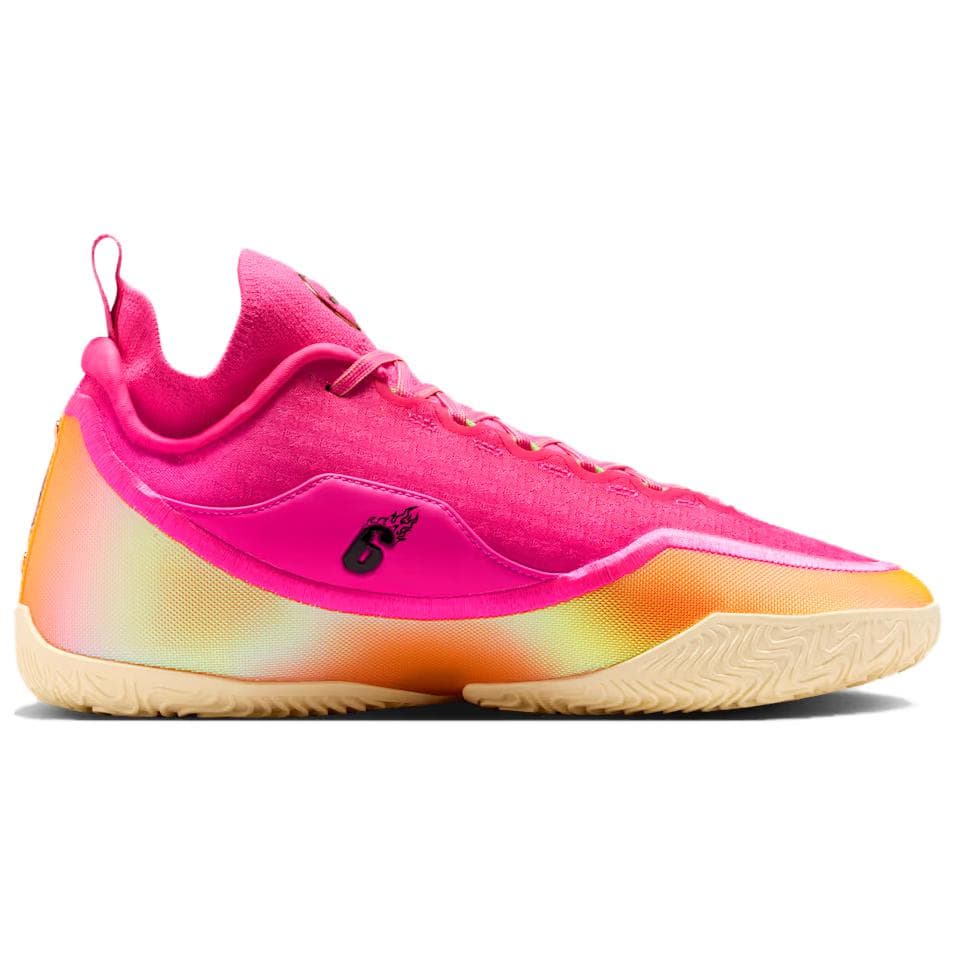 Кроссовки для баскетбола Nike Lebron 23 Поддержка Отскок Анти-Твист Сцепление Баскетбольные Кроссовки Мужские Ярко-Розовые - изображение 2