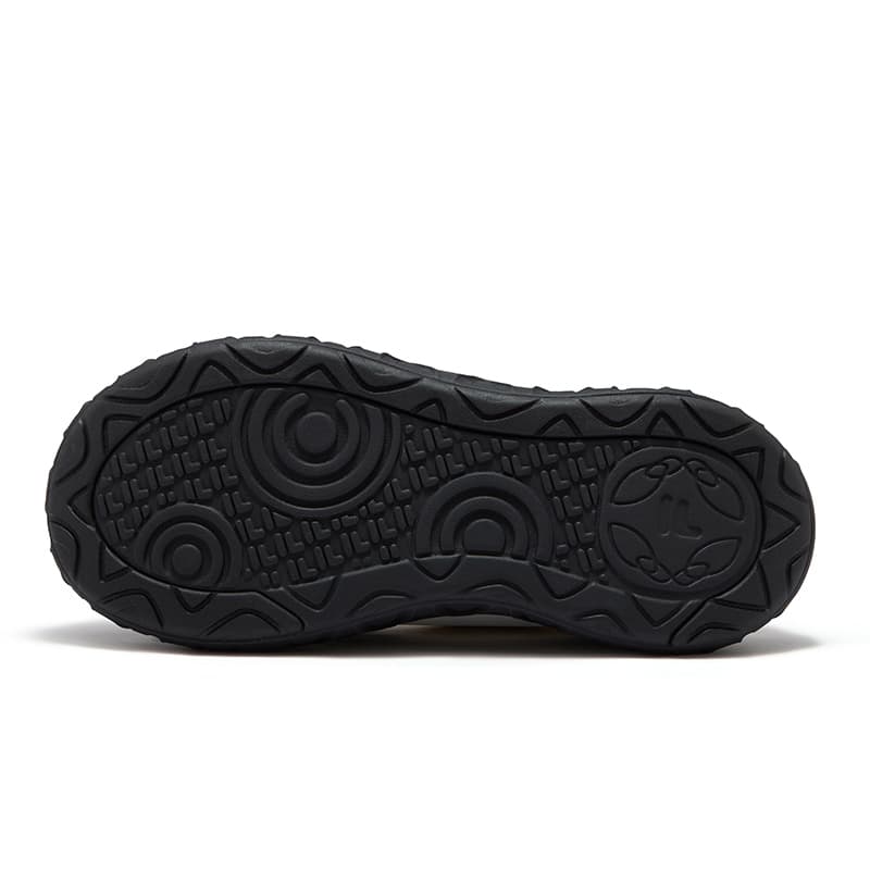 Сандалии FILA FUSION PISA FLAT SANDAL Резиновая подошва Закрытые тапочки Женские Ванильный лед Черный - изображение 5