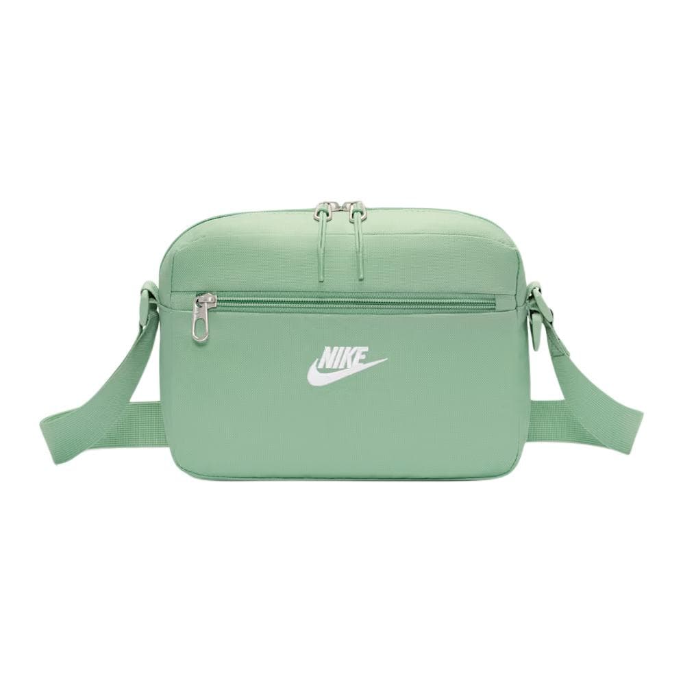 Сумка через плечо Nike Heritage Полиэстер Волокно Кросс-Боди Сумка Унисекс Зеленый - изображение 1