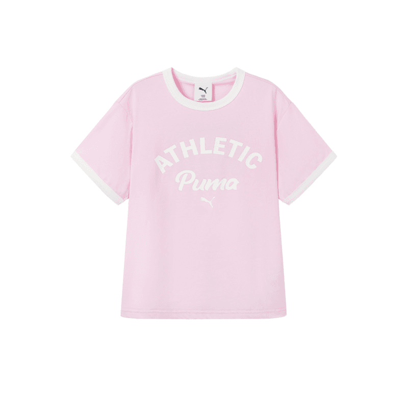Футболка PUMA Розовый 60001 Унисекс T-рубашки - изображение 1