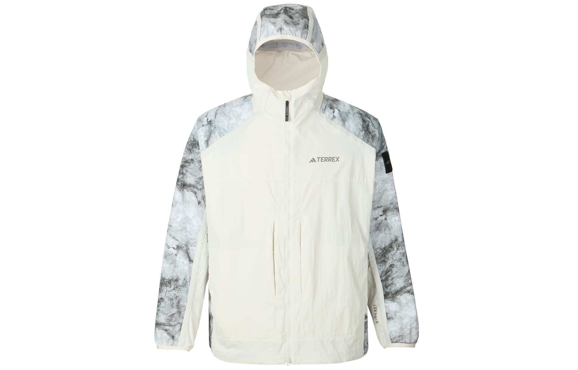 Ветровка Adidas x NATIONAL GEOGRAPHIC Terrex Тренчкот Мужской Дорожка Серый - изображение 1