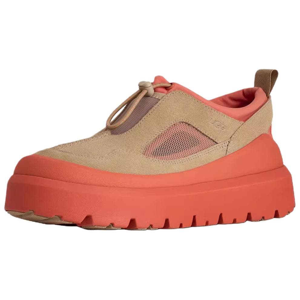 Кроссовки UGG Heritage Utility Classic Reconstruction Коровья кожа Низкий верх Повседневная обувь Унисекс Бежевый Оранжевый - изображение 3