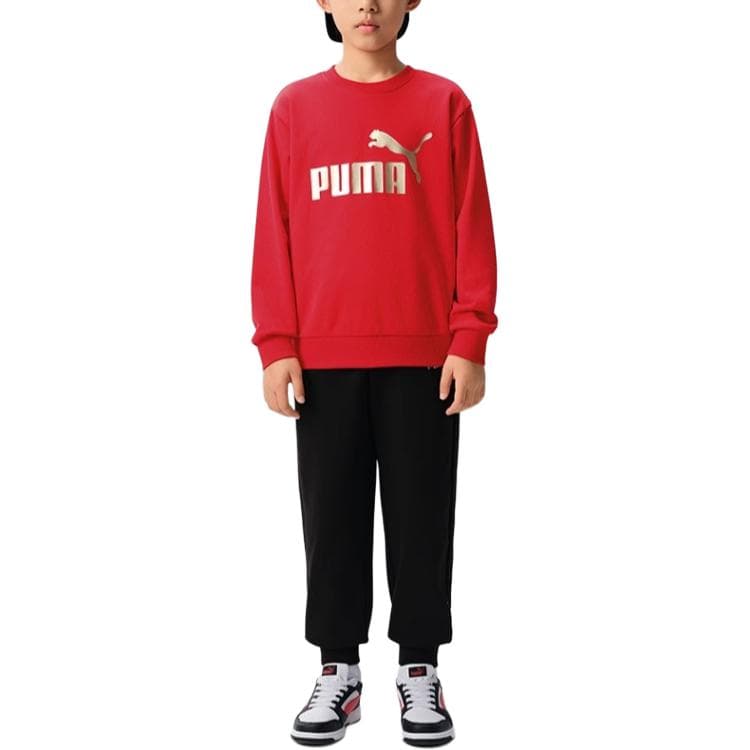 PUMA Повседневная спортивная одежда PantsSportstyle Красный черный Тон Унисекс - изображение 2