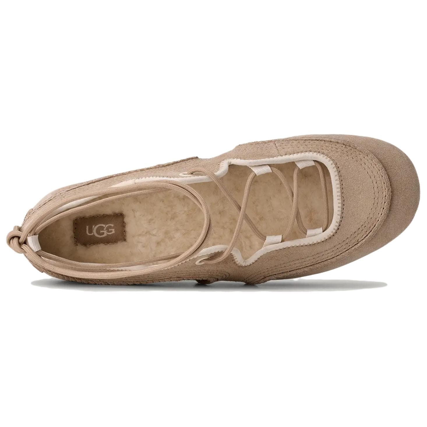 Кроссовки UGG Quill Low Топ Повседневная обувь Женская Песочного цвета - изображение 5