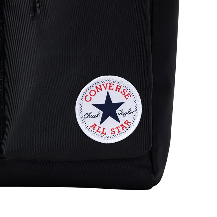 Рюкзак Converse 19L Повседневный универсальный рюкзак с увеличенным объемом Полиэстер Регулярный Мужской Глубокий черный - изображение 5
