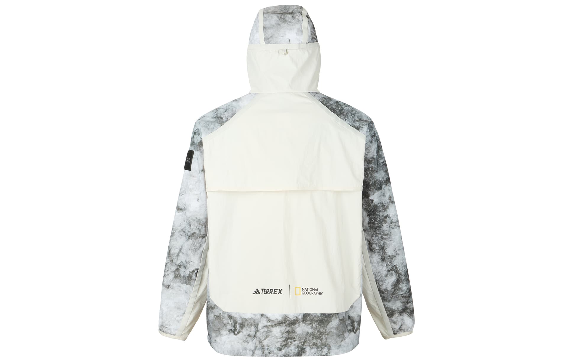 Ветровка Adidas x NATIONAL GEOGRAPHIC Terrex Тренчкот Мужской Дорожка Серый - изображение 2