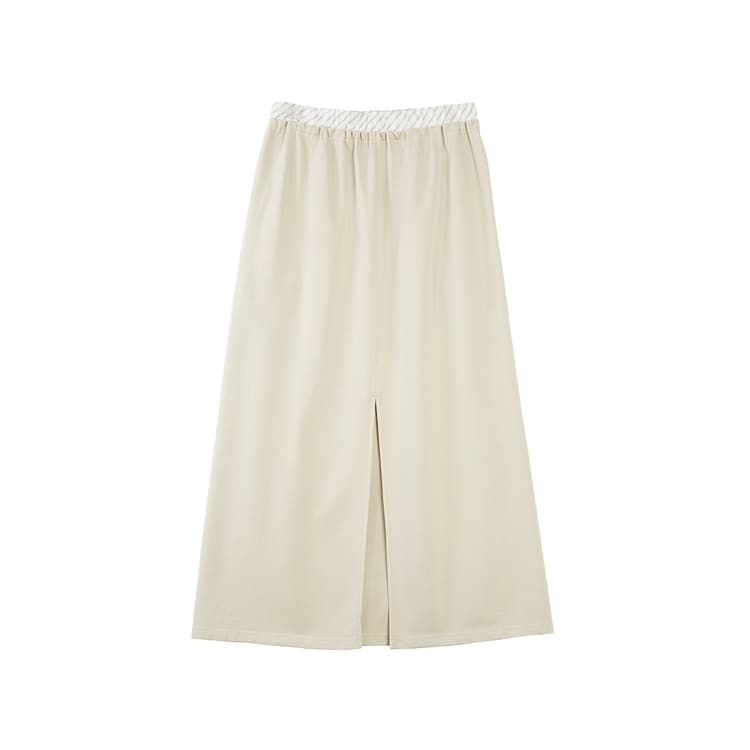 Юбка ELLE Khaki Женские Повседневные Длинные Юбки - изображение 2